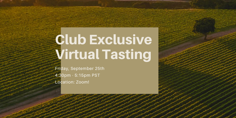 Club Exclusive Virtual Tasting